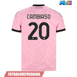 Lacne Muži Futbalové dres Juventus Andrea Cambiaso #20 2026-27 Krátky Rukáv - Preč